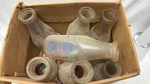 lot 92 image: Collection of Glass Milk Bottles