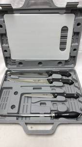 lot 94 image: Generation Professional Kitchen Knife Set with Carrying Case
