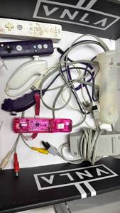 lot 97 image: Nintendo Wii Console Bundle with Controllers and Accessories
