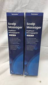 lot 118 image: Femometer Scalp Massager FM-SM-101 Manual Head Massage Tool with Wire Prongs (2 Total)