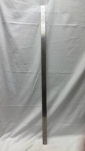 lot 121 image: 36 Inch Stainless Steel Metal Ruler