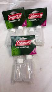 lot 134 image: Coleman Mini Bottle Set - 3 Pack Small Water Bottles