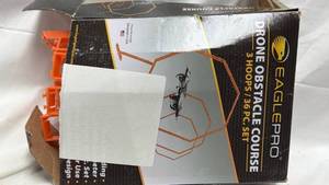 lot 156 image: Eagle Pro Drone Obstacle Course 3 Hoops Set