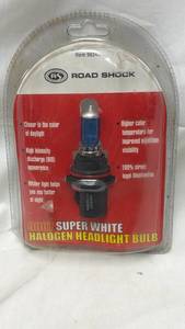 lot 164 image: Road Shock 9007 Super White Halogen Headlight Bulb