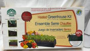lot 187 image: Planters Pride Heated Greenhouse Seed Starting Kit with 72 Cells