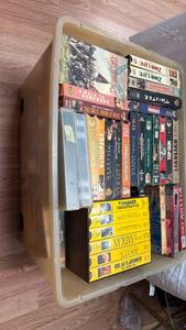 lot 211 image: Large tub full of VHS Movies