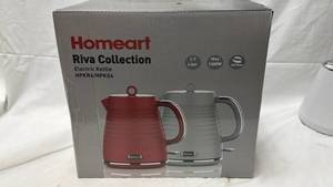 lot 260 image: Homeart Riva Collection Electric Kettle HPKR4 1.7L 1500W