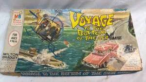 lot 298 image: 1960s Voyage to the Bottom of the Sea Board Game Milton Bradley