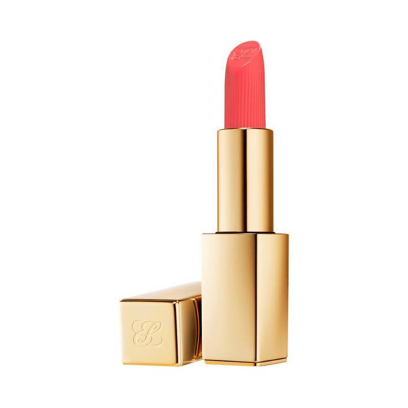 lot 45833 image: Estee Lauder Pure Color Long-Lasting Matte Lipstick for Women with Matte Finish  Plumping & Nourishing, 0.12 Ounce, 600 Visionary - Retail $42