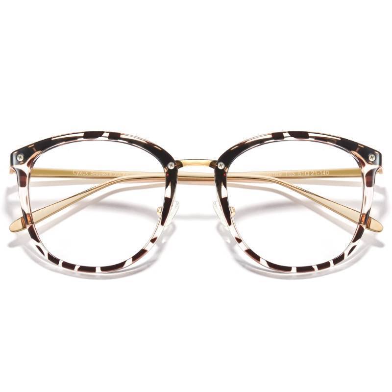 lot 45869 image: Blue Light Glasses for Woman, Stylish Cat Eye Blue Light Blocking Computer Glasses for Working, Laptop and Screen Use - Retail $22
