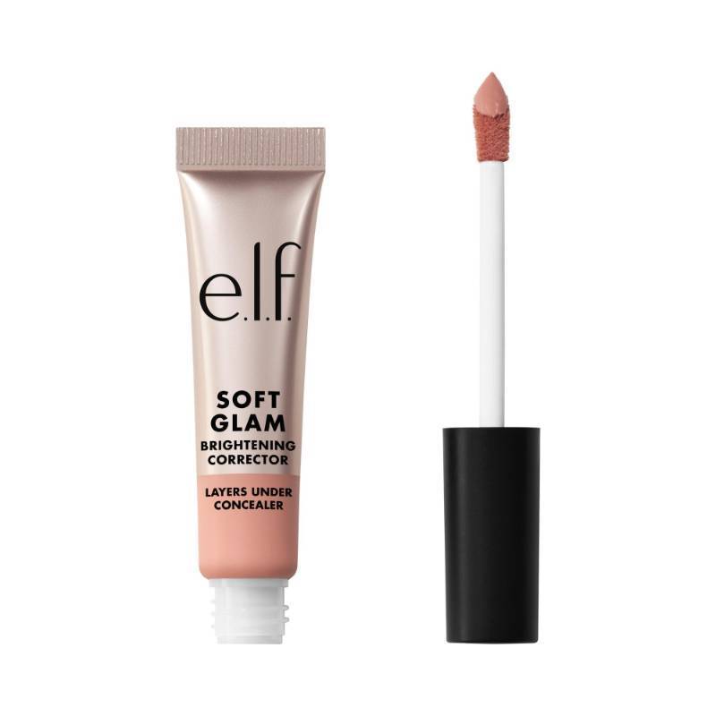 lot 27054 image: e.l.f. Soft Glam Brightening Corrector, Helps Minimize Dark Circles & Discoloration, Hydrating With A Natural Finish, Vegan & Cruelty-Free, Light Pink - Retail $5