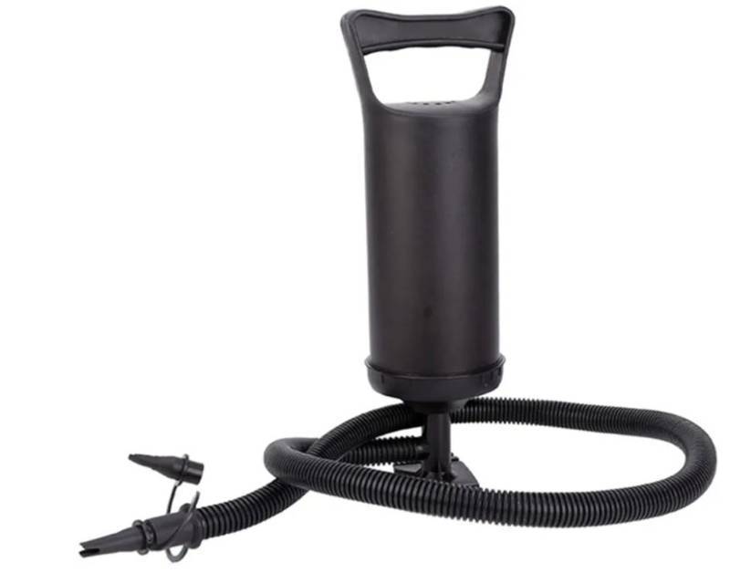 lot 57021 image: Power Pumps 12-inch Two-Way Manual Air Pump, Portable Push-Pull Inflator Kayak Airbed Boat Balloon Inflation Tool Pump Accessories - Retail $15