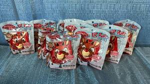 lot 2114 image: Rudolph Lip Pops Strawberry Lollipops - Set of 10 Packs