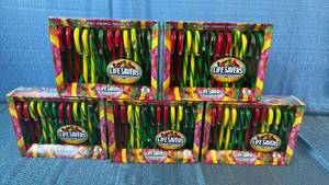 lot 2134 image: LifeSavers Candy Canes Fruit Variety Pack Wild Cherry Pineapple Watermelon