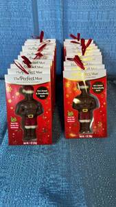 lot 2139 image: The Perfect Man Milk Chocolate Christmas Ornaments Bulk Set 20 count