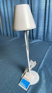 lot 3007 image: White Portable Rechargeable Table Lamp