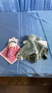 lot 3034 image: Cloud Island Alligator Security Blanket and Rattle Bundle