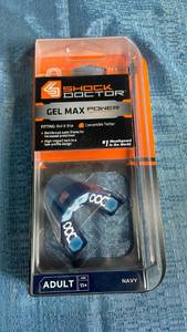 lot 3061 image: Shock Doctor Gel Max Power Adult Mouthguard Navy