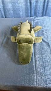 lot 3084 image: Pillowfort Weighted Plush Alligator Body Pillow