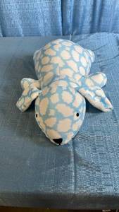 lot 3092 image: Pillowfort Blue Leopard Print Plush Animal