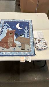 lot 3097 image: The Peanutshell Baby Boy Nursery Bedding Set