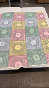 lot 3100 image: A New Day Multi-Color Bandana Print Throw Blanket