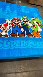 lot 3101 image: Super Mario Bros Plush Blanket
