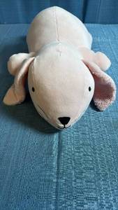 lot 8026 image: Pillowfort Brand Weighted Plush Bunny in Pink Color