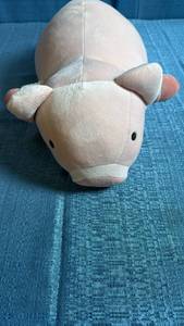 lot 8035 image: Pillowfort Large Weighted Plush Pig Stuffed Animal