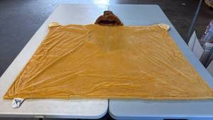 lot 8037 image: Pillowfort Brand Beauty and the Beast��s Belle Hooded Blanket with Built-in Hand Mitts