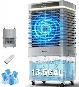 lot 5500 image: $300 4000CFM Swamp Cooler with 13.5Gal Tank, Evaporative Cooler
