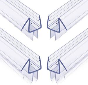 lot 5506 image: 4-Pack Shower Door Bottom Seal for 14 Thick Glass (14 x 39)