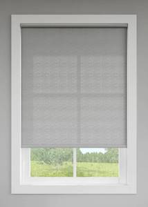 lot 5508 image: $115 LEVOLOR 73in x 72in Oyster Light Filtering Cordless Roller Shade