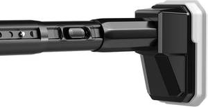 lot 5523 image: $46 41-185 Inch Tension Curtain Rod, No-Drill, Black, Adjustable