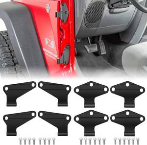 lot 5524 image: $60 Jeep Wrangler JK Inner 4-Door Hinge Kit 8Pcs with 20 Bolts