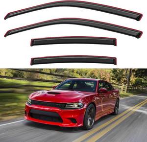 lot 5531 image: in-Channel Window Visors for 2011-2023 Dodge Charger, Deflectors