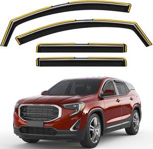 lot 5532 image: $50 In-Channel Window Rain Guards for GMC Terrain 2018-2024, 4 pcs