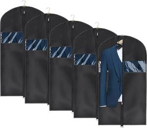 lot 5538 image: Univivi Garment Bag 43 Suit Cover for Travel, Set of 5, Oxford