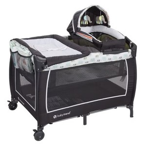 lot 5580 image: $90 Baby Trend Lil Snooze Deluxe II Nursery Center - Sockorama