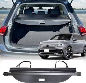 lot 5602 image: Trunk Cargo Cover for VW Tiguan 2018-2023, Retractable