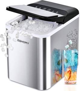 lot 5619 image: $166 EUHOMY Nugget Countertop Ice Maker, 8 Min, 35lbs24H