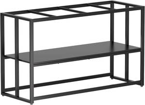 lot 5641 image: $109 Urban Deco 55-75 Gallon Fish Tank Stand, 900 lb Capacity, Black, see n