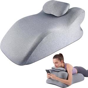 lot 5646 image: Ergonomic Contoured Support Pillow, 27  Wedge Memory Foam