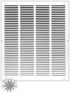 lot 5687 image: $58 HVAC Premium 16x22 Return Air Vent Cover Grille White 17.75x23.75