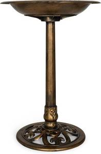 lot 5689 image: Backyard Expressions Bird Bath - Weather-Resistant Resin, 27in