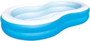 lot 5696 image: $194 8-Shaped Inflatable Family Pool for Paddling and Swimming