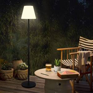 lot 5698 image: $80 Gewiny Outdoor Floor Lamp Solar Powered Dimmable RGB LED Sensor