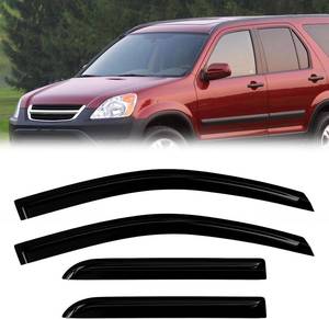 lot 5715 image: Window Rain Guards for 2002-2006 Honda CR-V 4-Piece Deflectors