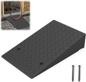lot 5716 image: $76 Rubber Threshold Ramp 7.09 in Rise, Non-Slip Door Ramp (1pc)