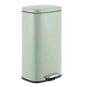 lot 5728 image: $82 happimess 8-Gallon Pistachio Gelato Metal Step Trash Can